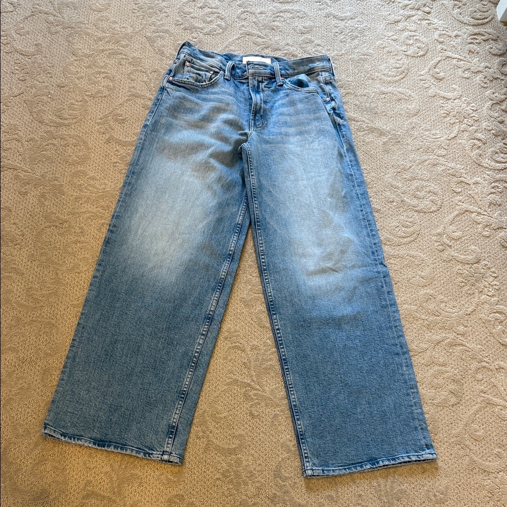 MOTHER Superior Light Blue Denim Jeans - Down Low Spinner - I Confess